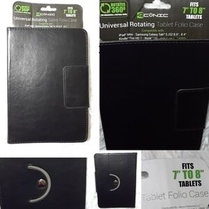 Aconic Universal Rotating Tablet Folio Case-7-8"
